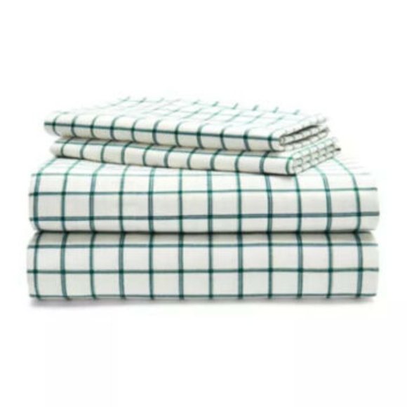 Lauren Ralph Lauren Flannel TWIN  Sheet Set Plaid NEW with TAGS ( BIG SALE ) - Picture 1 of 1